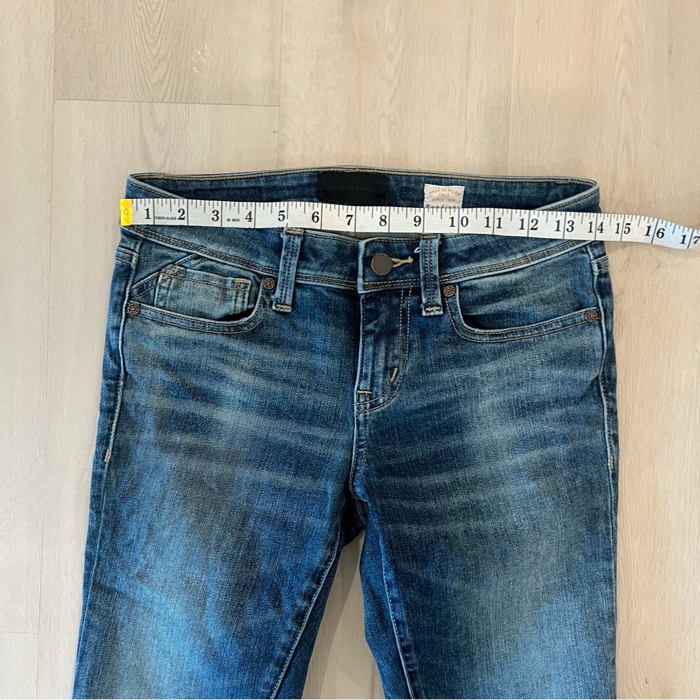 Buckle Black Candiani Denim Fit No. 53 Mid Rise Skinny Size 25 Made in Italy - Picture 5 of 13